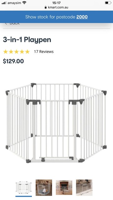 kmart 3 in 1 playpen